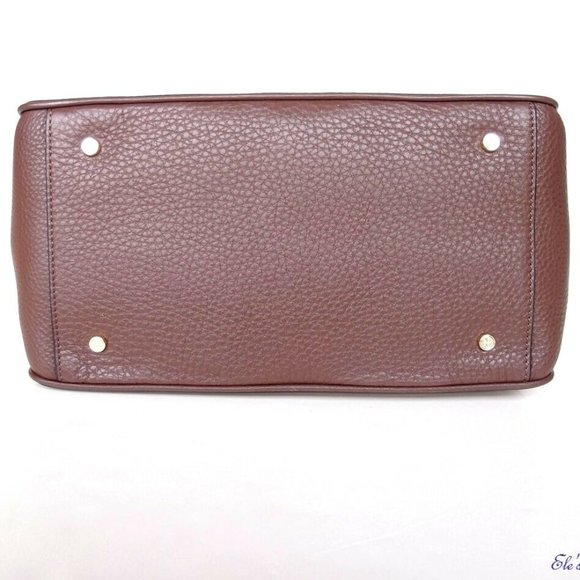 NWT Tory Burch Robinson Large Leather Tote BROWN - Picture 8 of 12